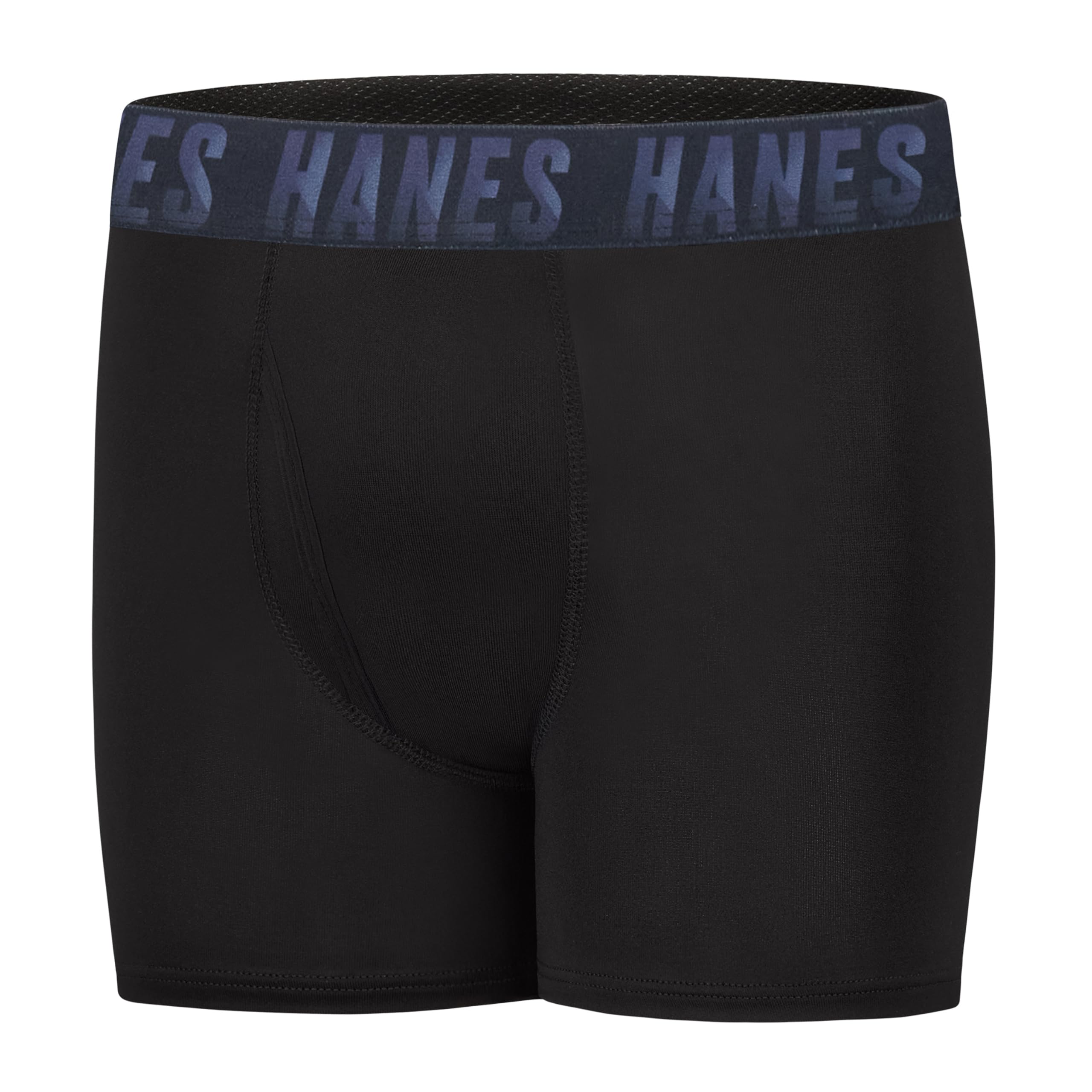 Hanes Moves Breathable Underwear, Performance Stretch Boxer Briefs for Boys, Moisture-Wicking, 6-pk