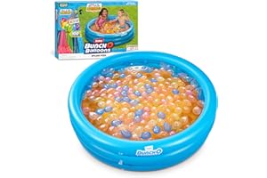 Original Bunch O Balloons Splash Pool with Tropical Party 100+ Rapid-Filling Self Sealing Water Balloons by ZURU, Water Balloon for Family, Kids, Teens and Adults, Summer and Outdoor Toy