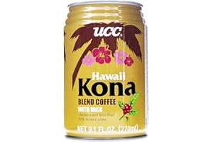 UCC Hawaii Kona Blend Coffe with milk 9.1FLOZ 270ml (8 cans)