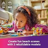 LEGO Friends 42672 2in1 Beach Travel Suitcase Plane 2 Dolls Dog Dolphin view 2