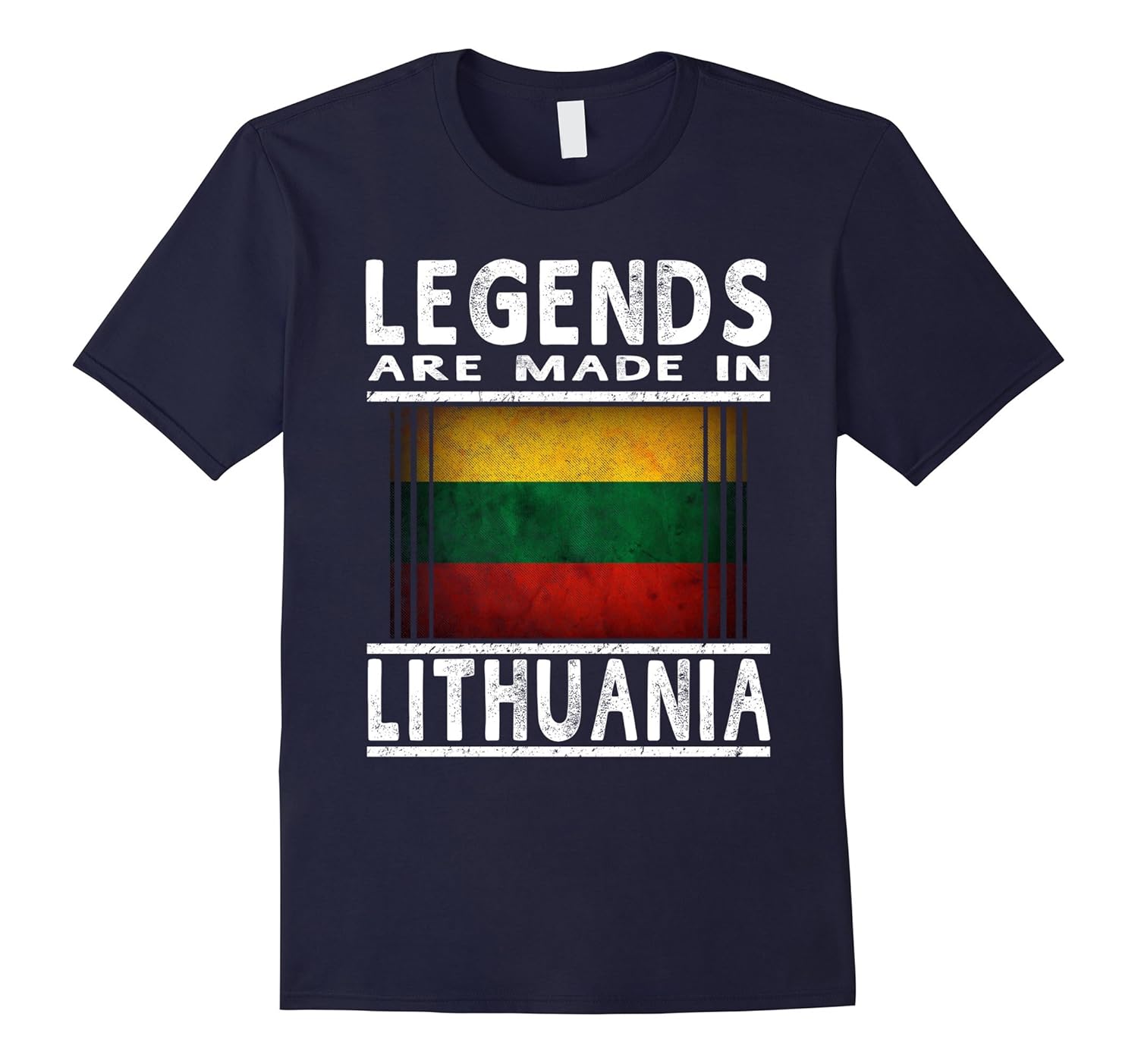 Lithuanian Legends T Shirt: Lithuania Flag-ANZ