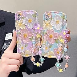 for iPhone X iPhone Xs Curly Wavy Case, Cute