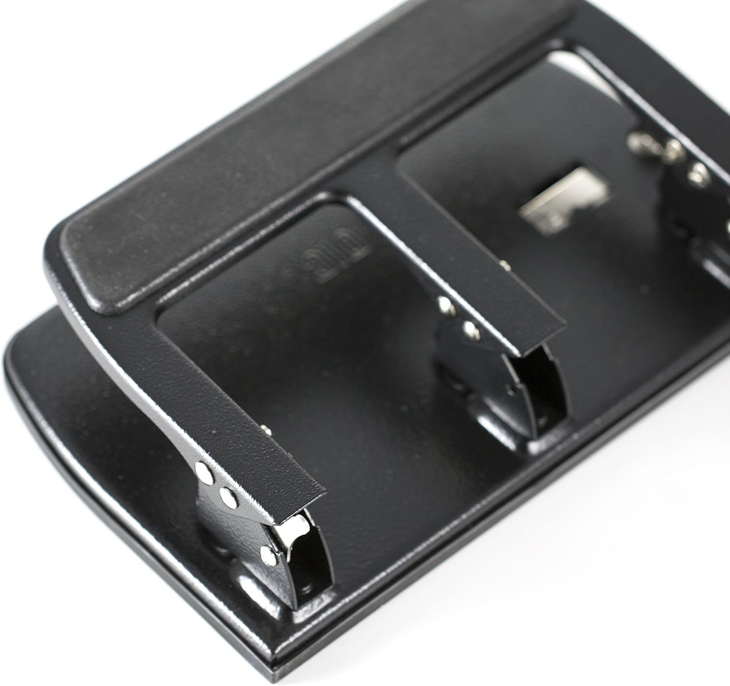 Officemate Heavy Duty 3 Hole Punch with Padded Handle, 40-Sheet Capacity, Black (90089), Medium (25-99) : Manual Multi Hole Paper Punches : Office Products