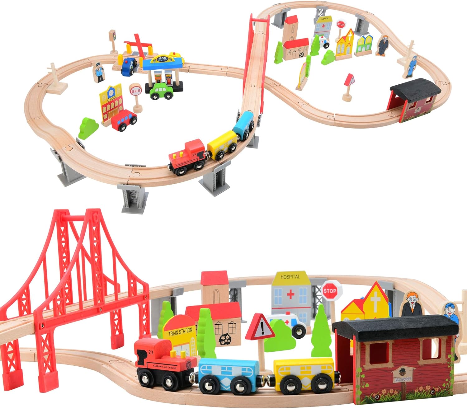 pidoko kids train table