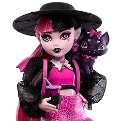 Monster High Draculaura Doll with Pet Bat-Cat Count