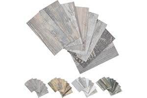 Yipscazo 100 Pieces 2024 New Upgrade Peel and Stick backsplash 3 x 6 Inches 3D PVC Composite Wall Tile Stick on Backsplash Tile for Kitchen Bathroom, Laundry Room, Fireplace in Light Wood