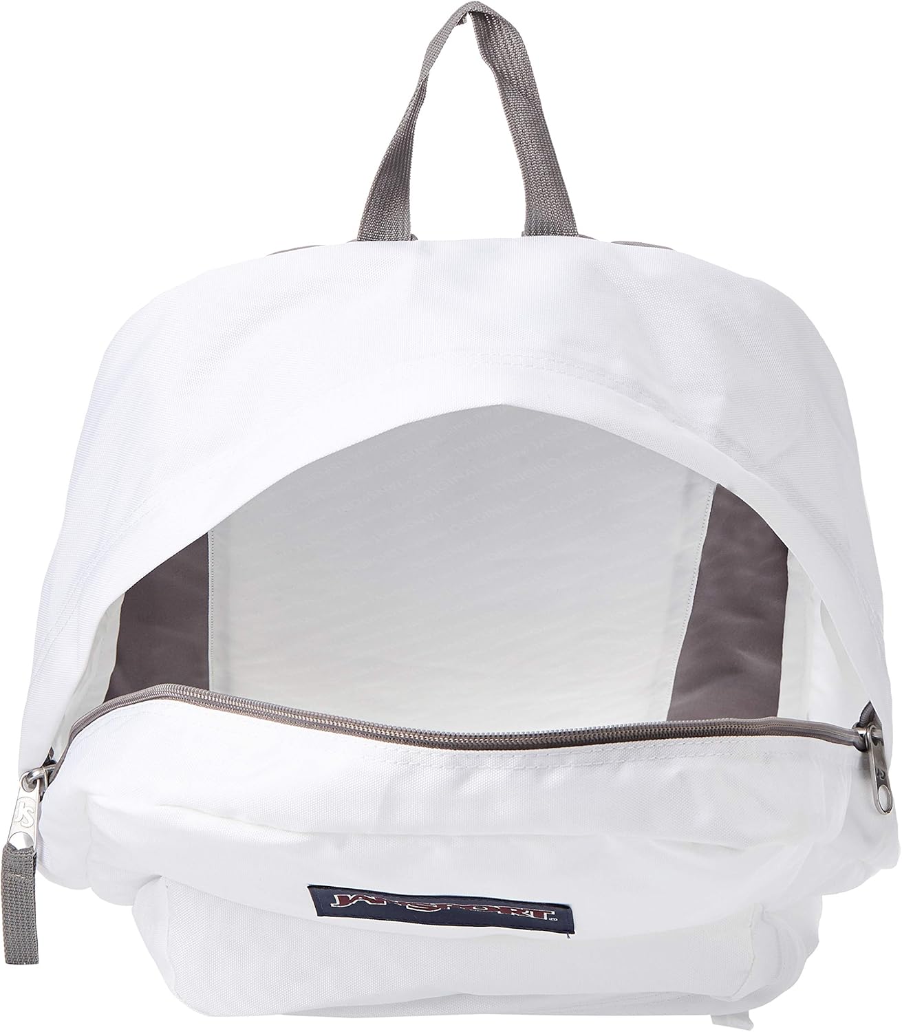 all white bookbag