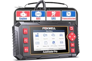 2025 FOXWELL NT604 OBD2 Scanner Diagnostic Tool, Check Engine Code Reader, ABS SRS Transmission Airbag Car Scanner, Car Scan Tool for All Vehicles, English/Spanish Ver., Lifetime Free Update, AutoVIN