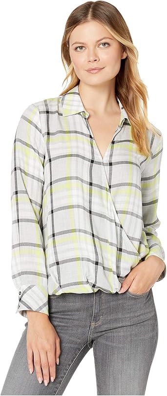 vince camuto faux wrap blouse