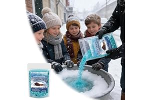 Ice Melt Snow Melting Agent – 2026 Blue Ice & Snow Melt, Fast-Acting Rock Salt Blend Effective to -16°c, Low-Corrosion Formul
