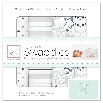 swaddledesigns cotton muslin swaddle blankets