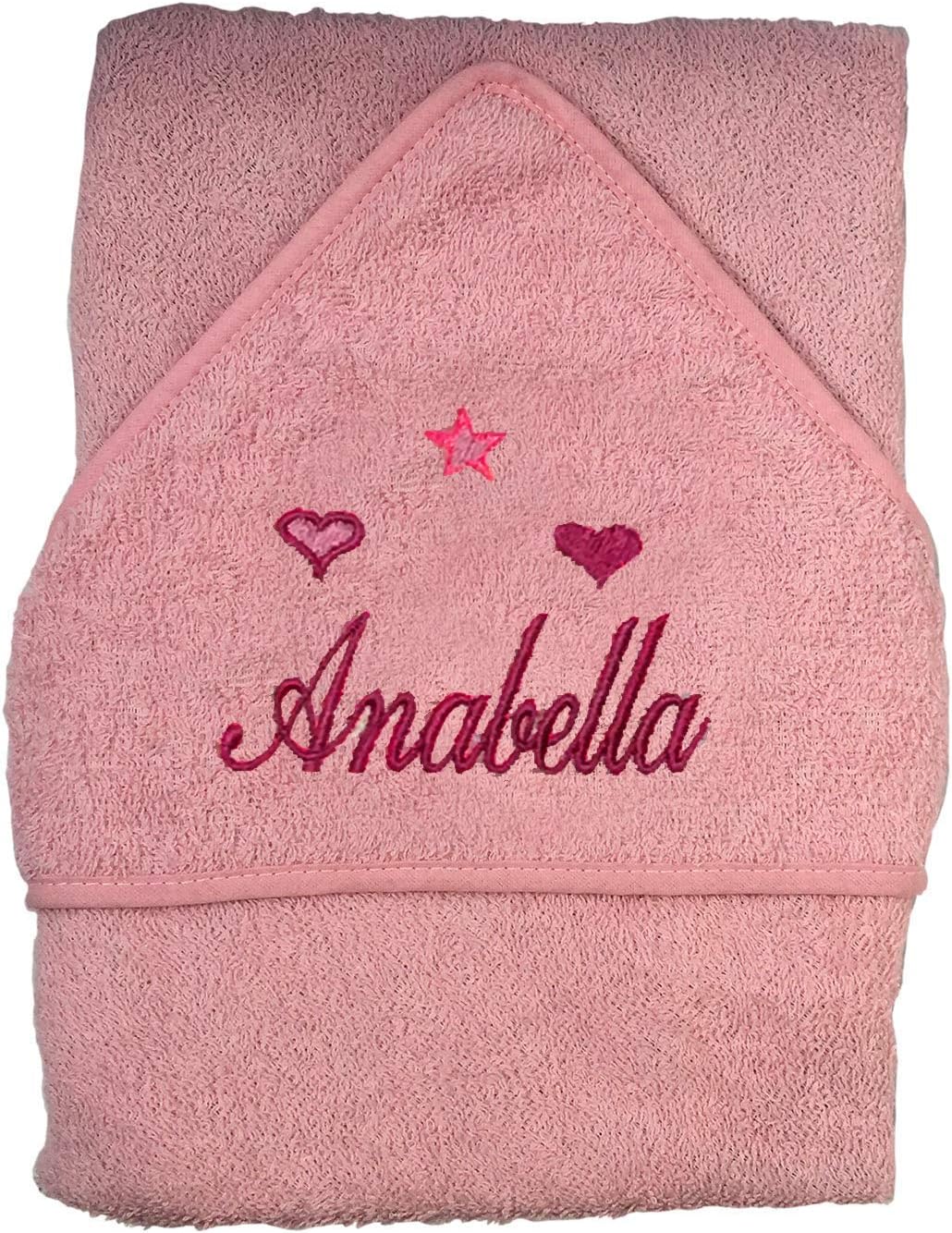 Serviette De Bain A Capuche Brodee Personnalisee Avec Nom De Garcon Et Fille Toilette De Bebe Le Bain Dwteam In