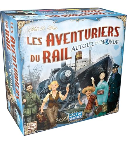 Les aventuriers du rail - Mon premier voyage: jeu de société chez Jeux Les aventuriers du rail - Mon premier voyage: jeu de société chez Jeux