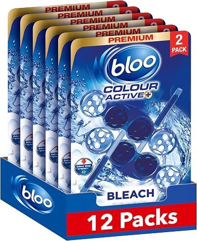 Bloo Colour Active Toilet Rim Block Bleach with Anti-Limescale 2 Pack 6