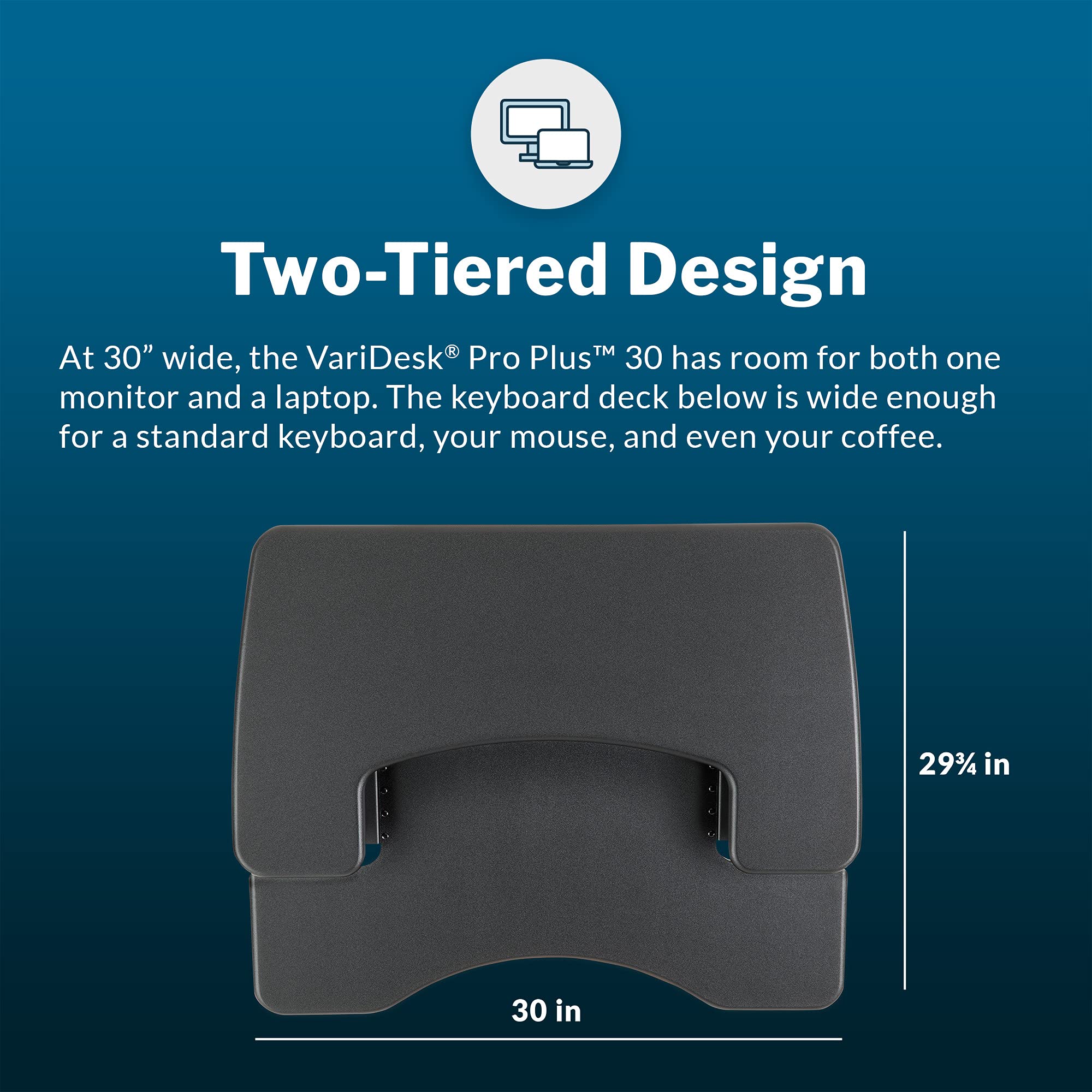 Mua Vari - VariDesk Pro Plus 30 - Height Adjustable Standing Desk ...