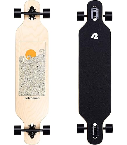 Amrgot Longboard 42 Zoll - Drop Through Deck Aus Ahornholz
