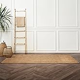 Hausattire Hand Woven Jute Braided Rug, 2'x6' – Natural, Reversible Boho Entry Area Rugs for Kitchen, Living Room I Farmhouse Indoor Outdoor Decorative Floor Rug, 24x72 Inches