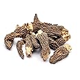 Slofoodgroup Dried Morel Mushrooms (Morchella Conica) Gourmet Morel Mushrooms (15 Morel Mushrooms)