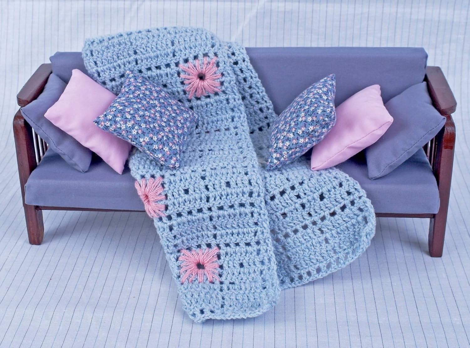 crochet barbie doll blanket