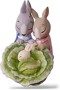 Hallmark Keepsake 2017 Little Somebunny New Parents Dated Christmas Ornament