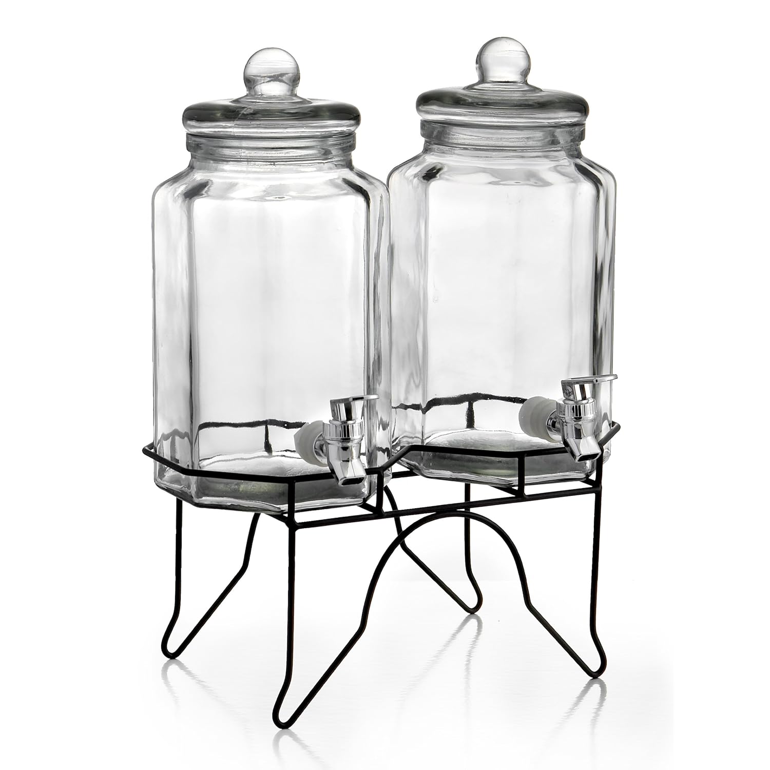 beverage dispenser with stand