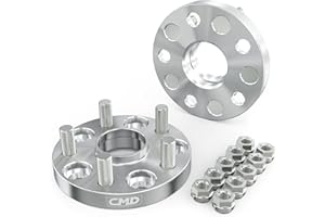 Cmd motoring 5x112 to 5x130 Wheel Adapters Hubcentric 57.1mm to 71.6mm Bore (2pcs 20mm/0.787" Thick) M14x1.5 Lugs -Compatible