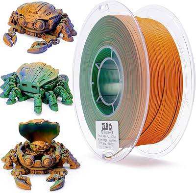 ZIRO Matte Multicolor PLA Filament 1.75mm 1kg Rusted Jungle