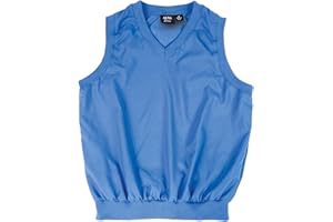 Akwa Made in USA Men's Microfiber Water Repellent V-Neck Pullover Golf Vest