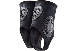 G-Form Pro-X Ankle Guard - Flexible Ankle Guards for Athletes - Biker & Soccer Ankle Protective Gear - Unisex Ankle Pads for Protection & Support - Neon Pink, Adult Large/X-Large