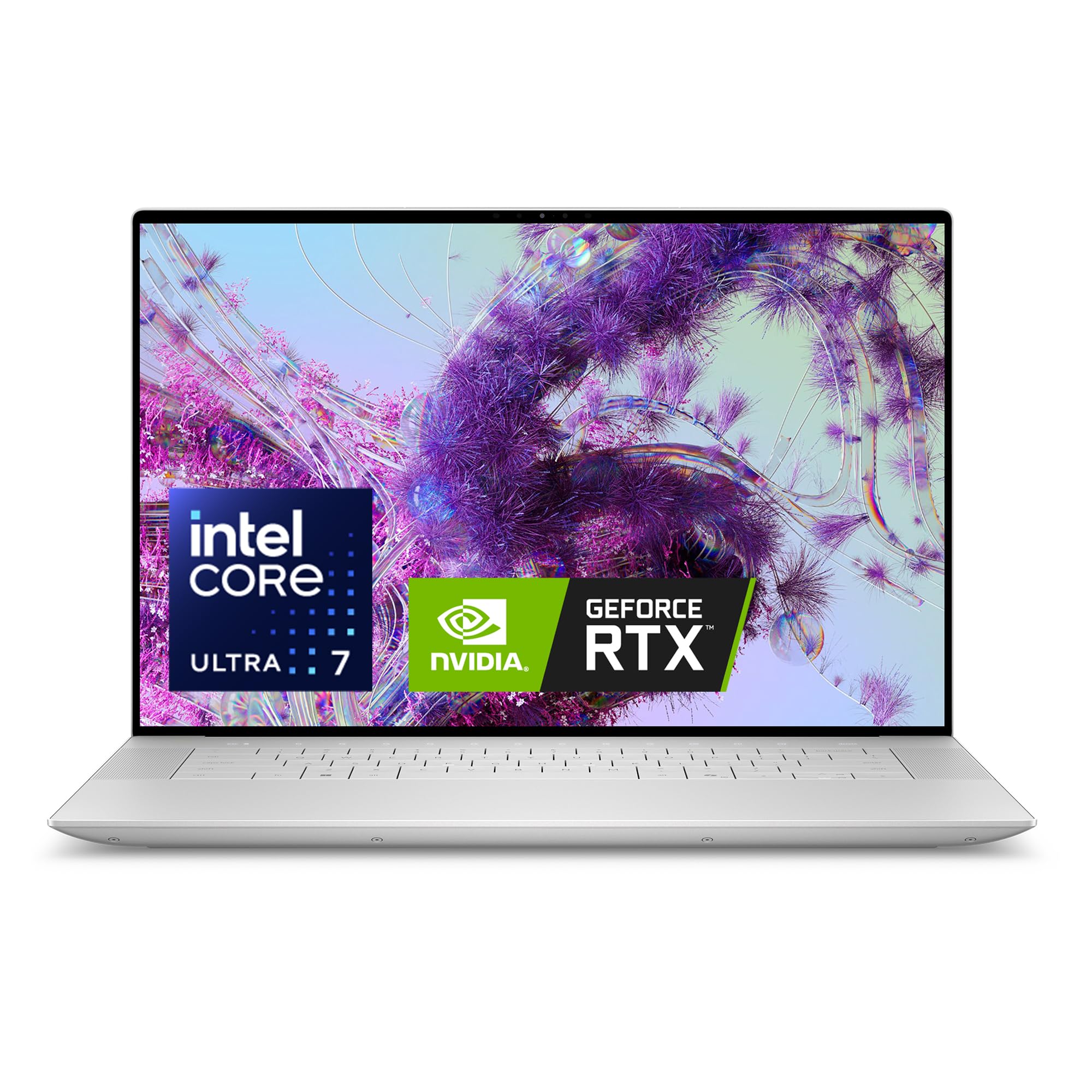 Dell XPS 16 (9640) Laptop Copilot+ 16,3'' FHD+ 120 Hz, Intel Core Ultra 7 155H, 16 GB RAM, 1 TB SSD, Nvidia GeForce RTX 4050, Windows 11 Pro, Tastiera retroilluminata QWERTY - Platino