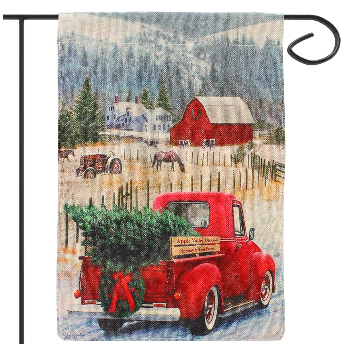 Best Christmas Garden Flags Double Sided