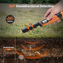 DR.ÖTEK Metal Detector for Adults MT12 Set Orange