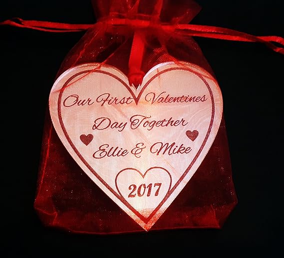 San Valentino Regalo Personalizzato Poesia D Amore Cuore Placca Di San Valentino Per Lui O Lei Specchio Amazon It Casa E Cucina