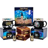 HARRY POTTER Hot Chocolate Mug Gift Set, Color-Changing Collection | Officially Licensed Gift, Wizarding World Fans, Chocolate Lover Gift, Movie Night, Cozy Winter &amp; Holiday Giving