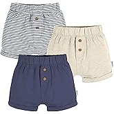 Gerber Baby-Boys 3-Pack Knit Shorts
