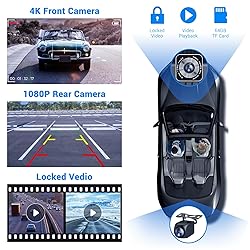 HAUXIY Wireless Apple Carplay Screen for Car 4K