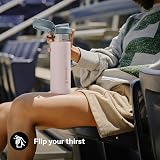 Stanley 1913 Quick Flip Stainless 1.06L Water Bottle Rose Quartz view 4