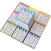 SEETOOOGAMES Bingo Paper Game Cards - 1 Card -100 Books of 10 Sheets