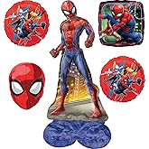 Spiderman Birthday Party Supplies Airloonz Balloon Bouquet Decorations