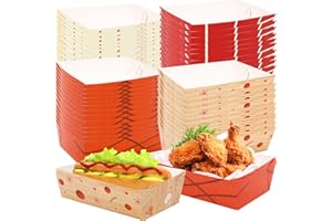 WorldBazaar Basketball Paper Food Trays 60 Pcs Disposable Snack Trays Kids Basketball Party Supplies March Madness Decorations