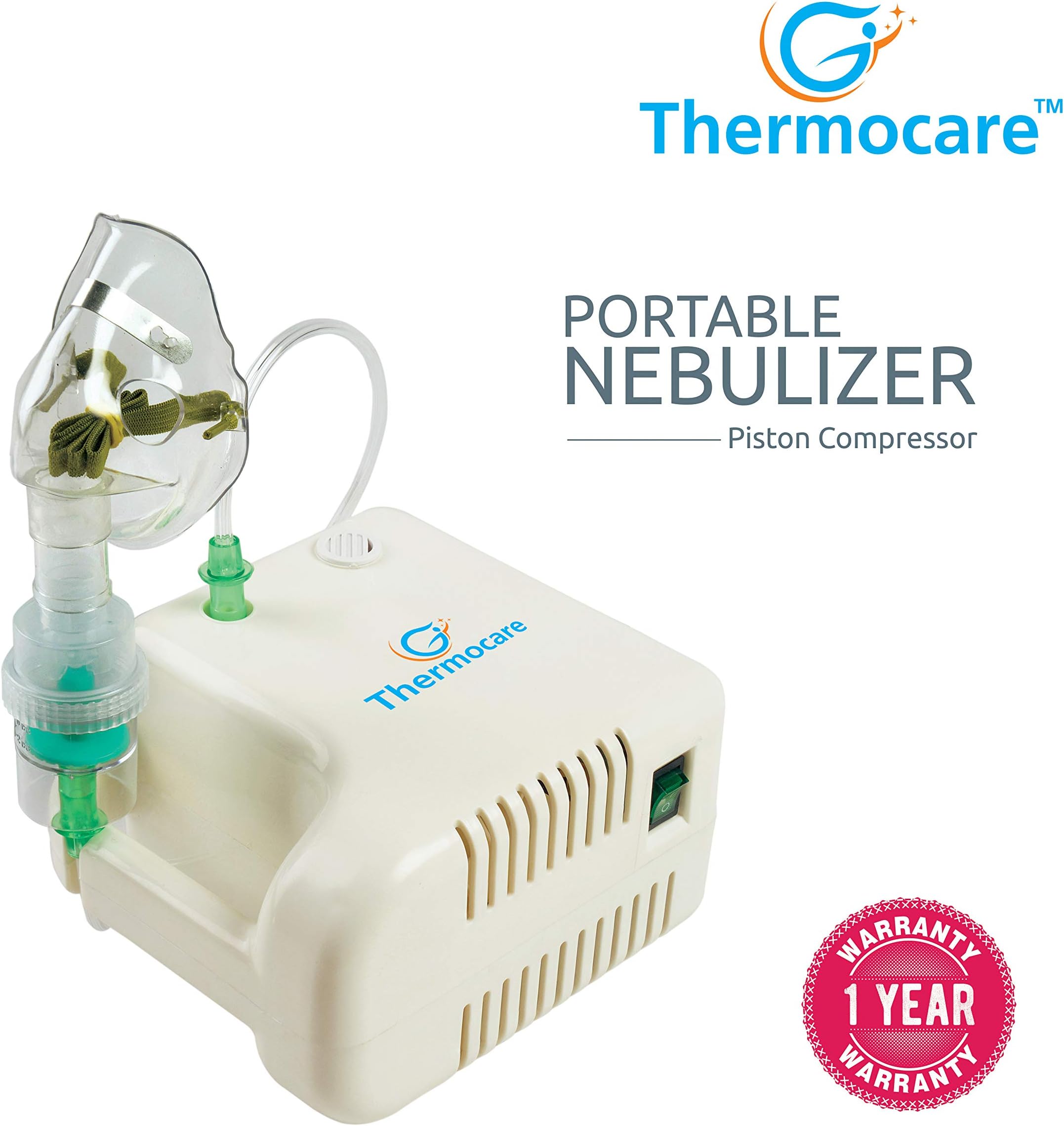 Thermoneb Portable Plastic Nebulizer (Tp-102Pn-, White)
