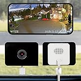 Wyze Window Camera, WiFi Indoor HD Home Security Camera, Upgraded Color Night Vision, Anti-Glare, AI-Powered Motion Detection, Easy & Quick Setup, 24/7 Recording, Works w/Alexa & Google