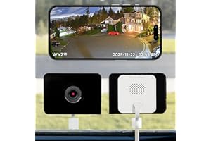 Wyze Window CameraWiFi Indoor HD Home Security CameraUpgraded Color Night VisionAnti-GlareAI-Powered Motion Detection