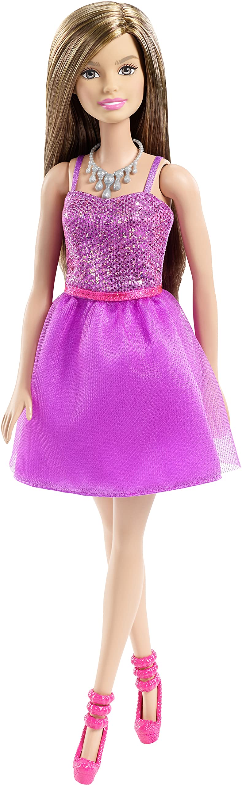 Barbie Mattel DGX81 Doll Glitz Dress purple