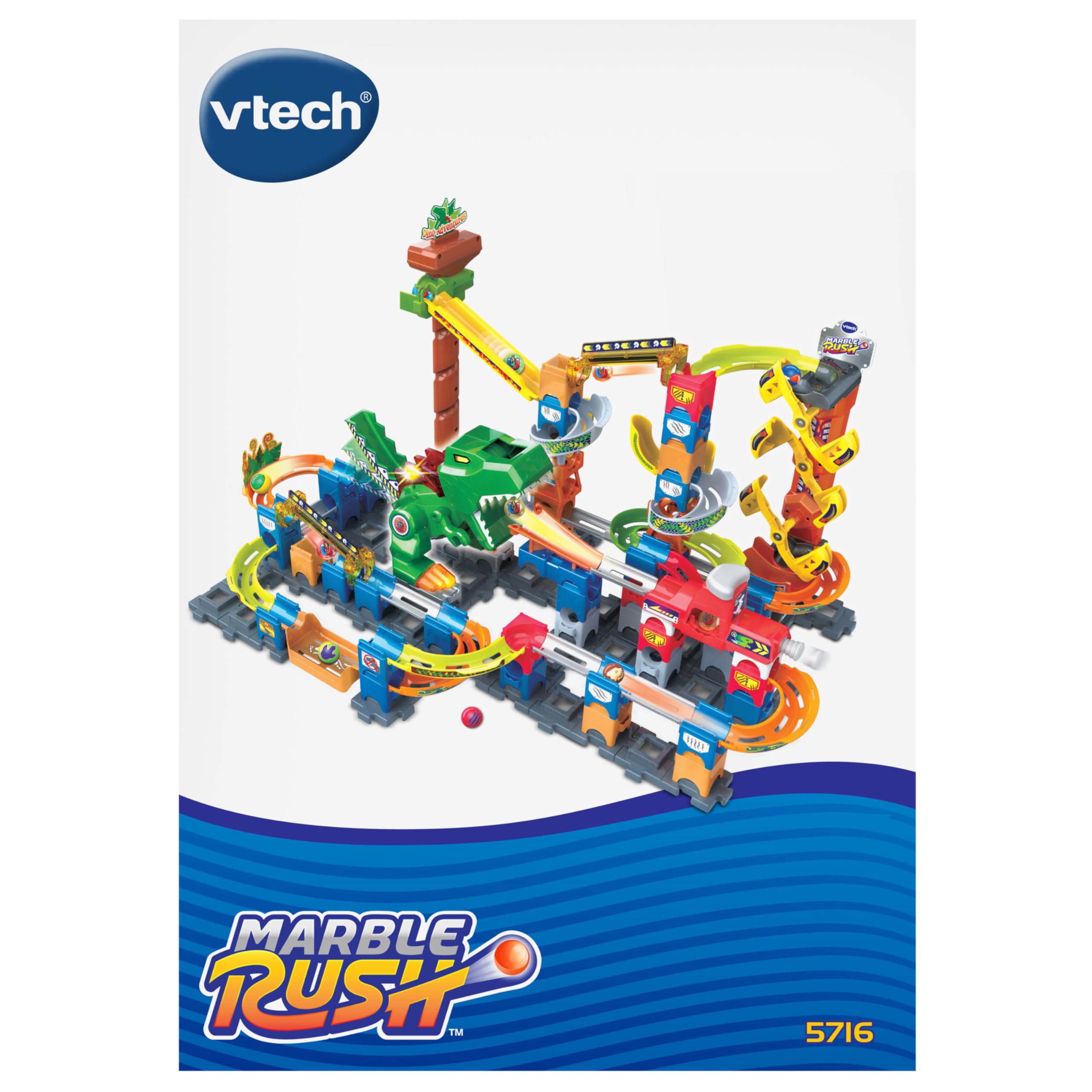 VTech Marble Rush T-Rex Dino Thrill Track Set
