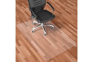 Naturehydro Clear Office Chair Mat for Hardwood Floor - 48" x 30" Easy Glide Computer Desk Chair Mat on Hard Wood, BPA and Phthalates Free (Rectangle)