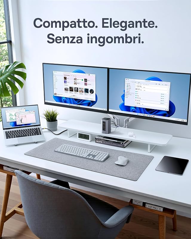 Nomos Air 12 in 1 Docking Station 2 Monitor per Windows