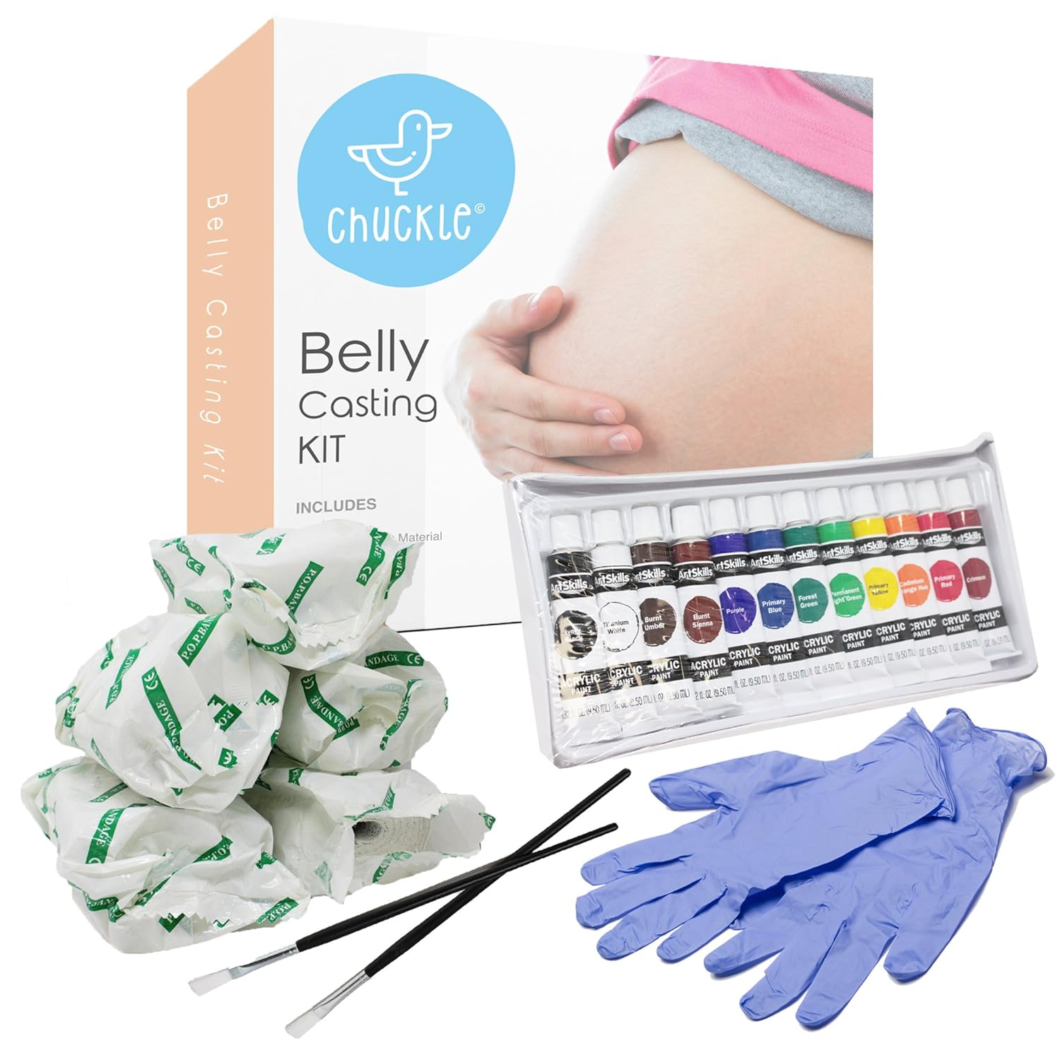 Pregnant Tummy Mother Casting Kit Plaster Pregnancy Belly Baby Body