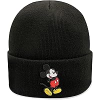 Disney Knit Winter Hat for Women Minnie Mouse-Black Beanie