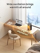 Dreo 1500W Smart Space Heater with 70° Oscillation, Alexa Google Home view 4